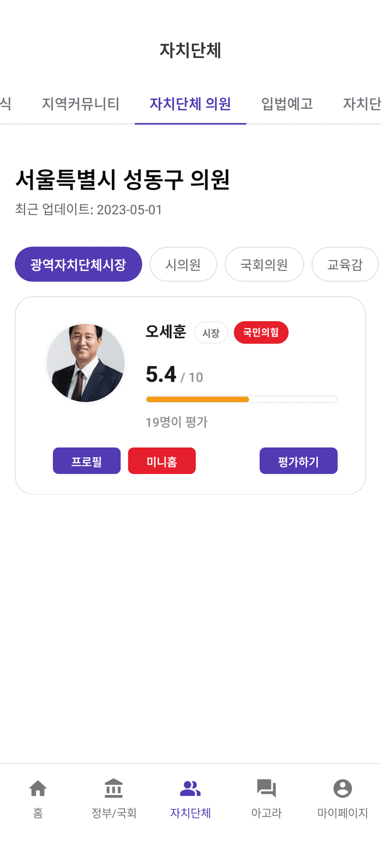 정치인 상세 정보